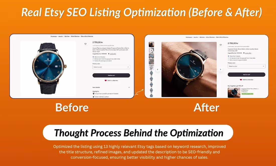 Cover image for Etsy SEO Expert | Boost Listings & Shop Growth