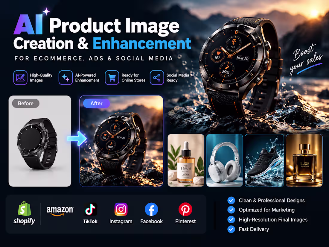 Cover image for AI Product Image Creation & Enhancement