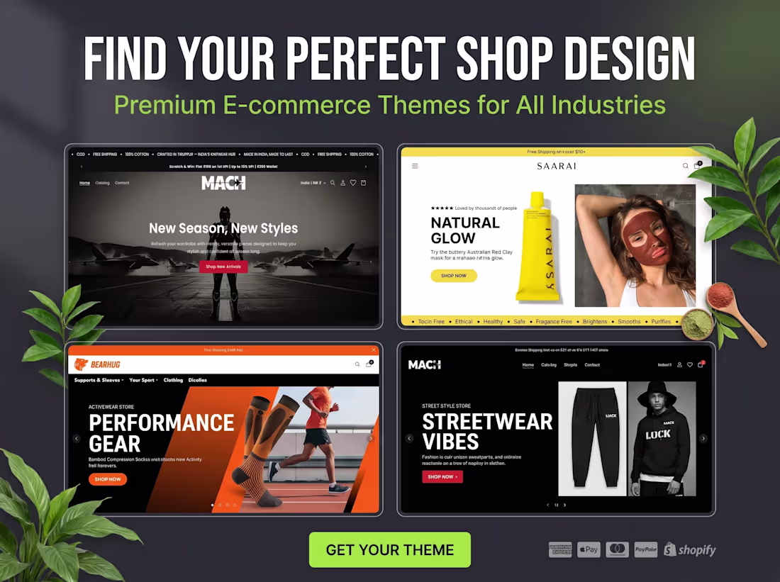 Cover image for Custom Shopify Theme — Design, Development & Lifetime Support
