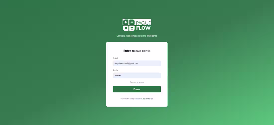 Cover image for PagueFlow: Personal Finance PWA (Built