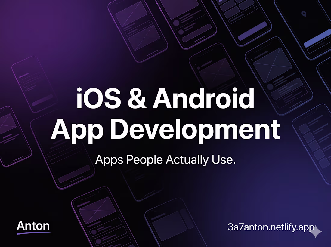 Cover image for iOS & Android Mobile App Development
