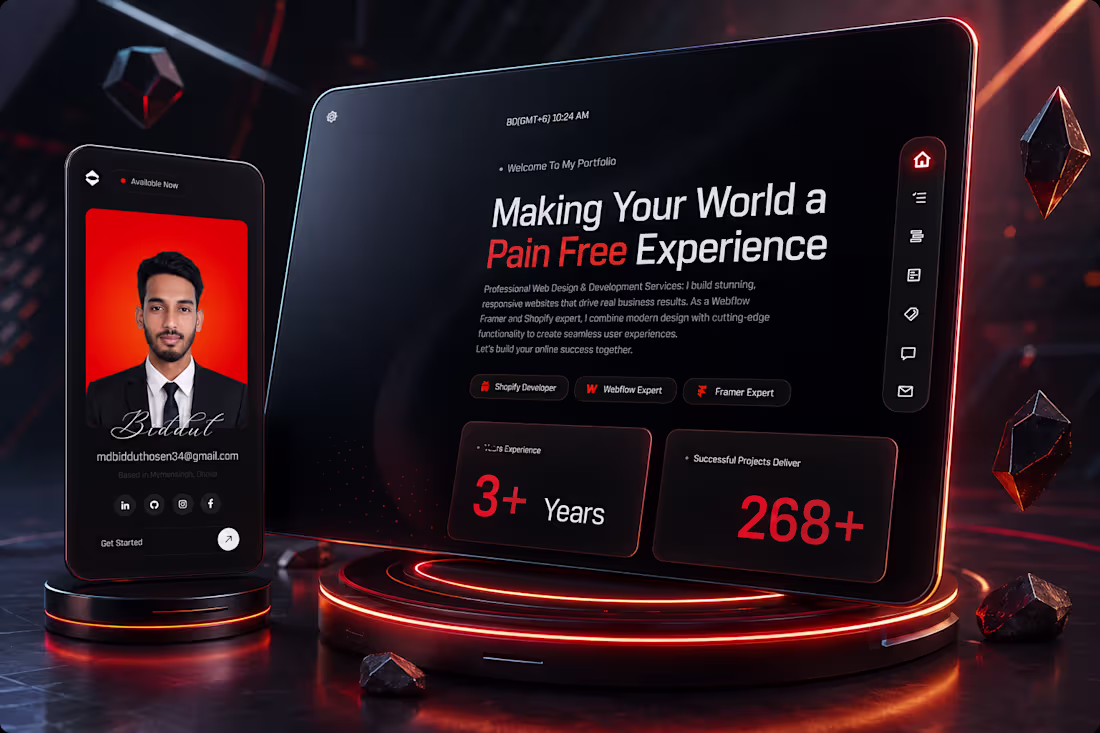 Cover image for A modern, responsive personal portfolio