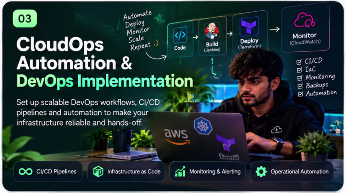 Cover image for CloudOps Automation & DevOps Implementation