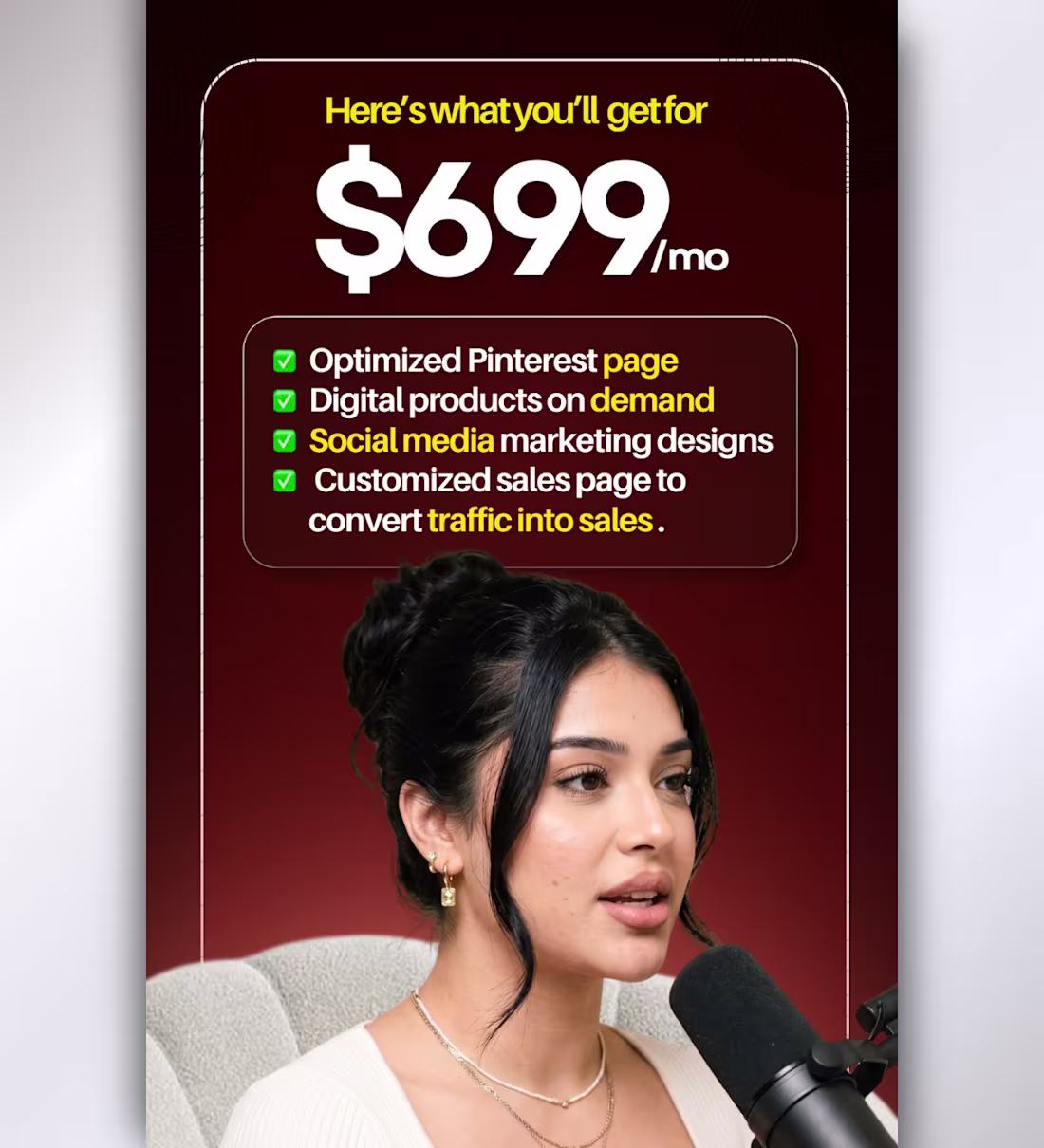 Cover image for Sales page design for instagram