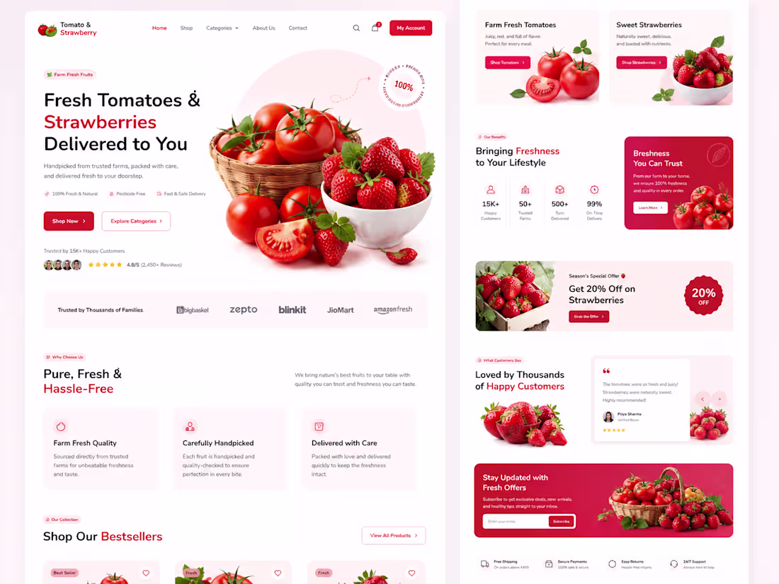 Cover image for Fresh fruit, fresh interface 🍓🍅
Created