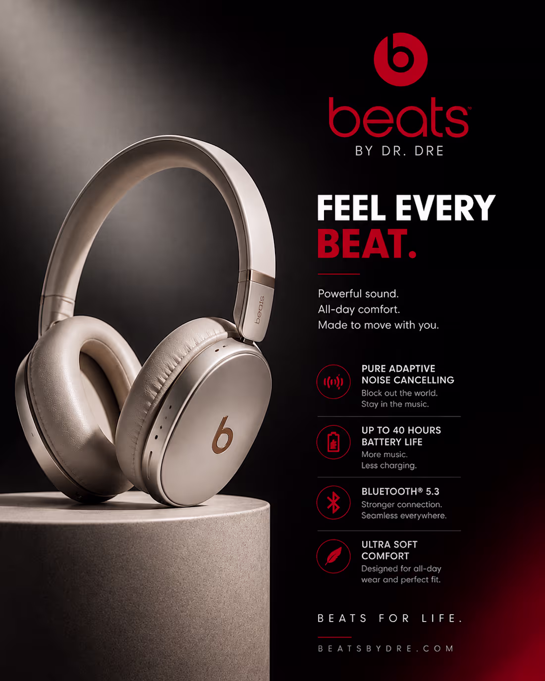 Cover image for Beats — Premium sound. Iconic