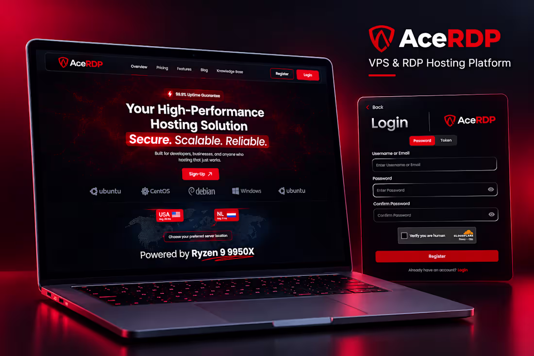 Cover image for AceRDP — VPS & RDP
