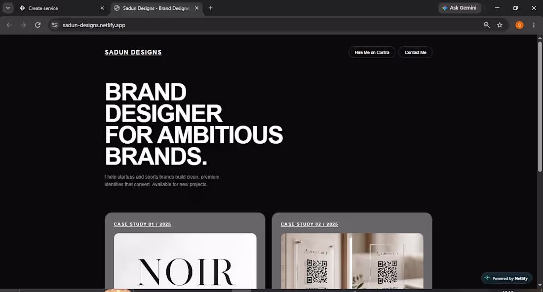 Cover image for Minimalist Portfolio Website Development