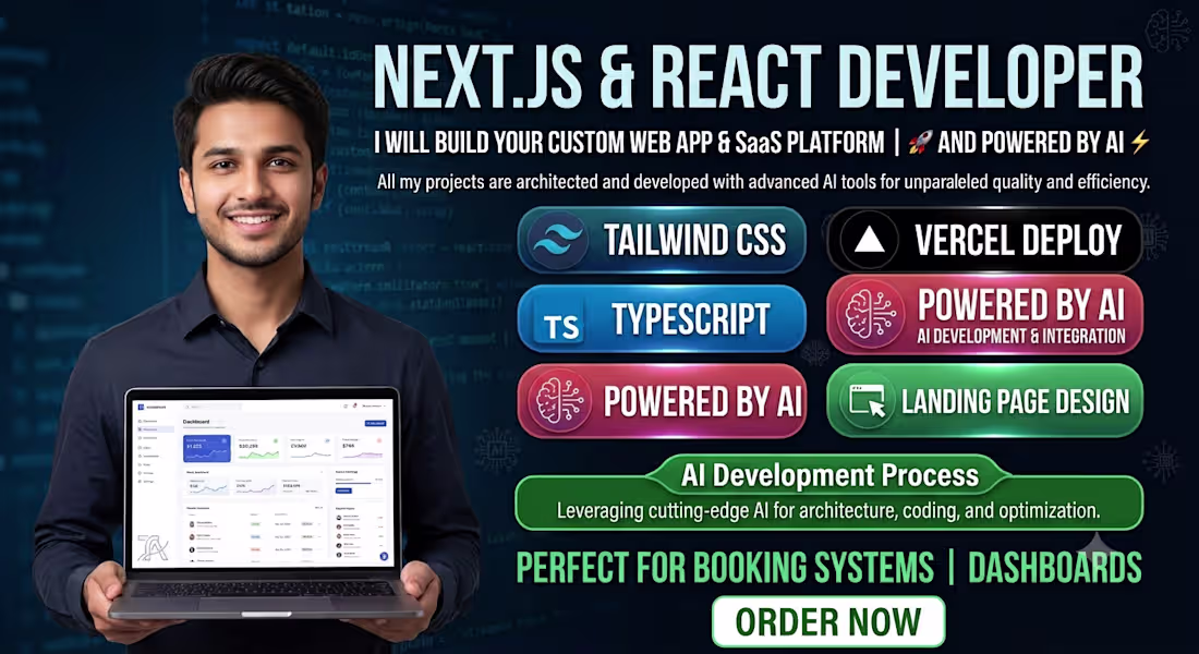 Cover image for High-Performance Next.js & React Web App Development