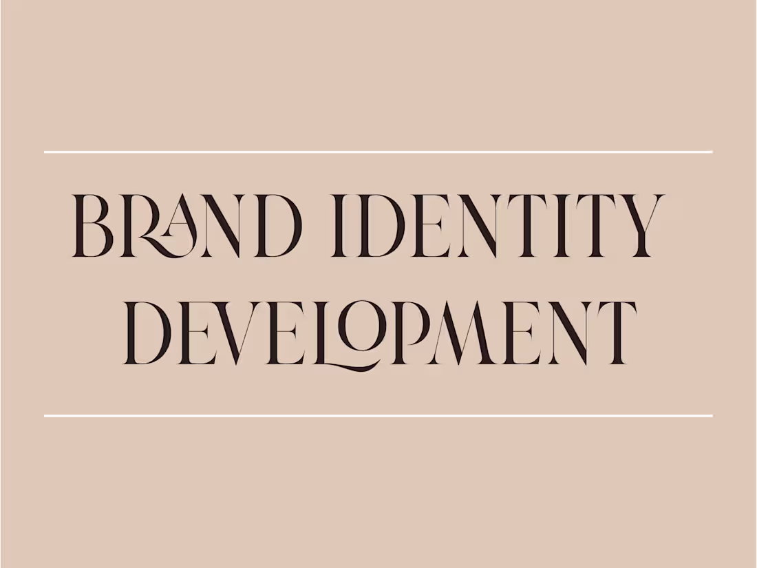 Cover image for Brand Identity Development