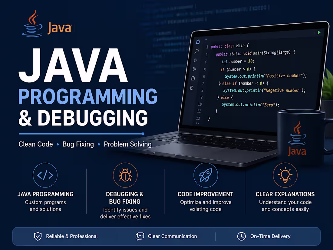 Cover image for Java Programming & Bug Fixing