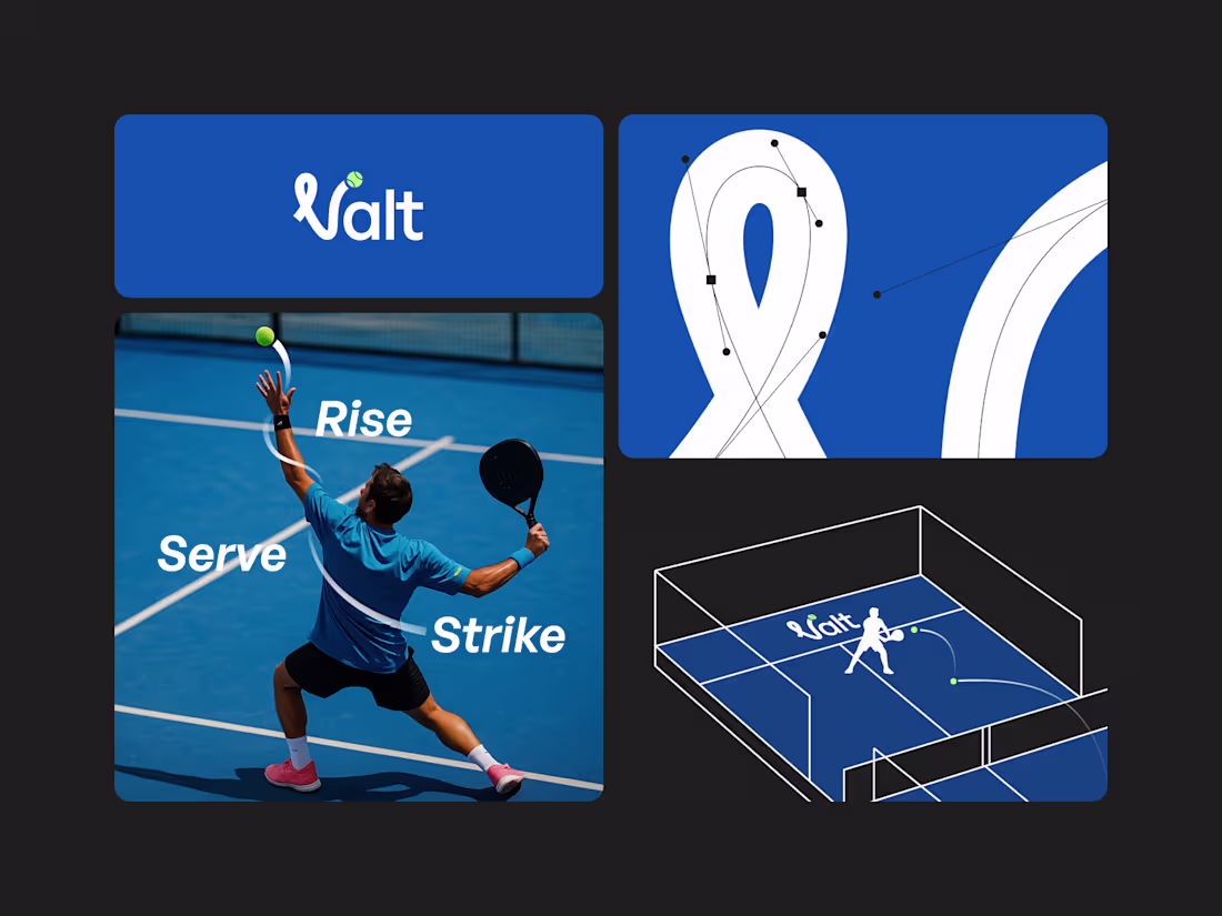 Cover image for Valt - Visual Identity Padel Court