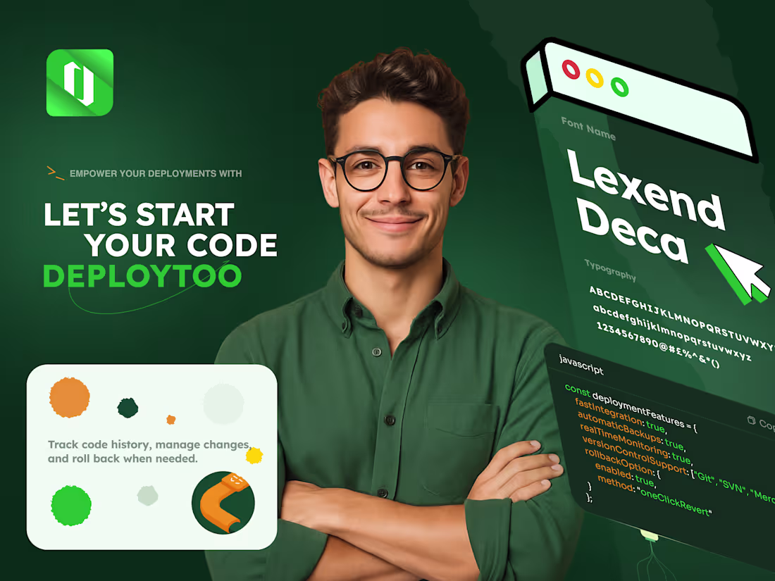 Cover image for DeployToo Visual Identity Design