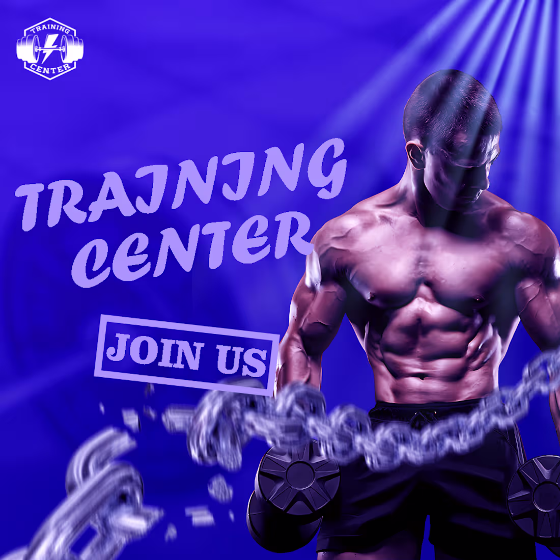 Cover image for A powerful fitness poster combining