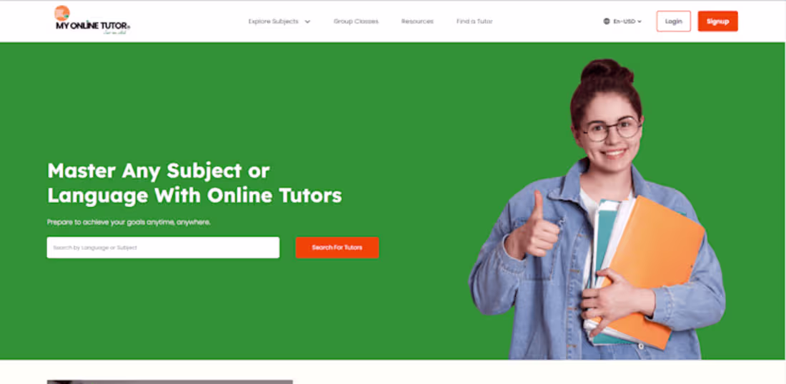 Cover image for Online Tutor Booking Website