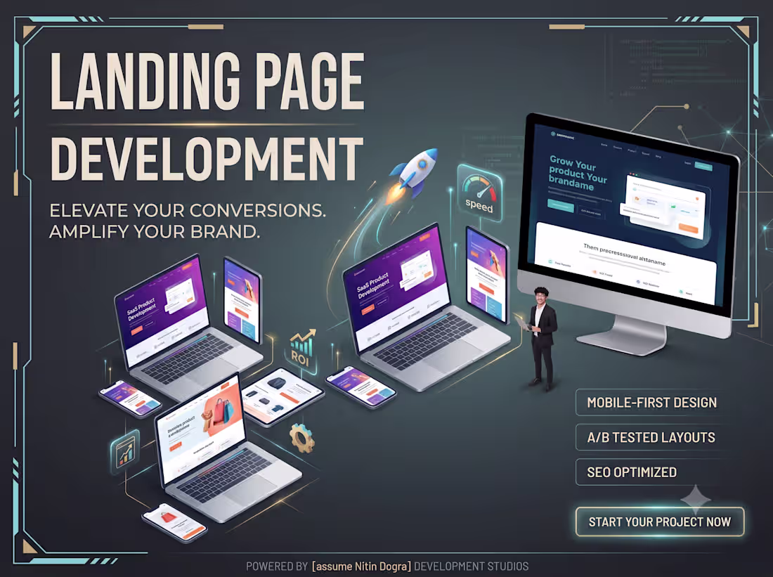 Cover image for Landing Page Development