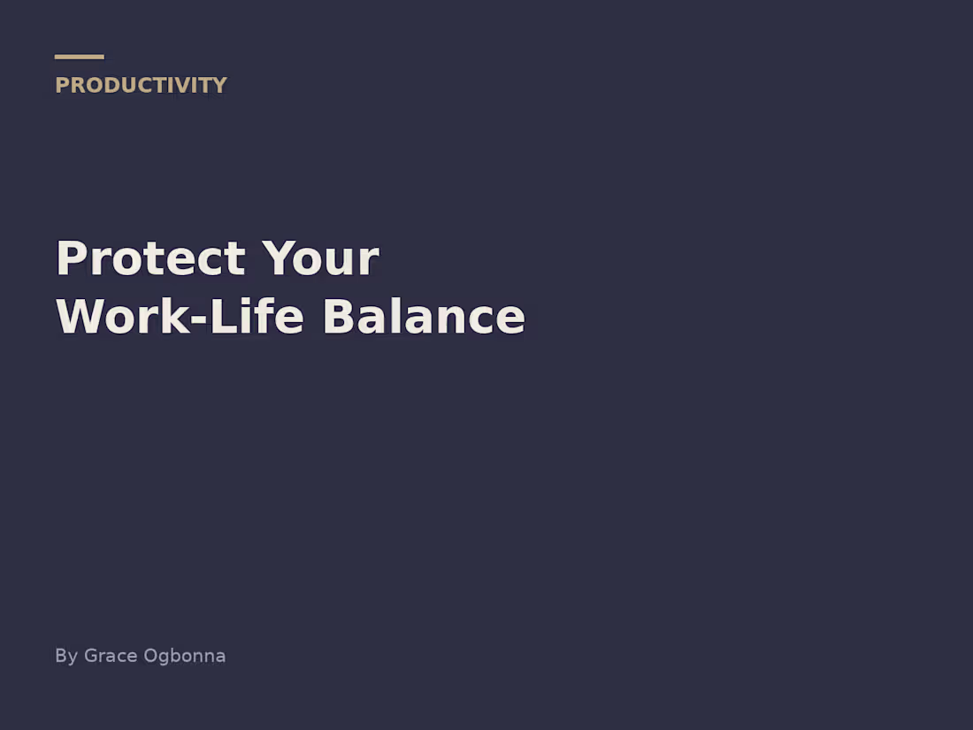 Cover image for A productivity-focused blog post exploring