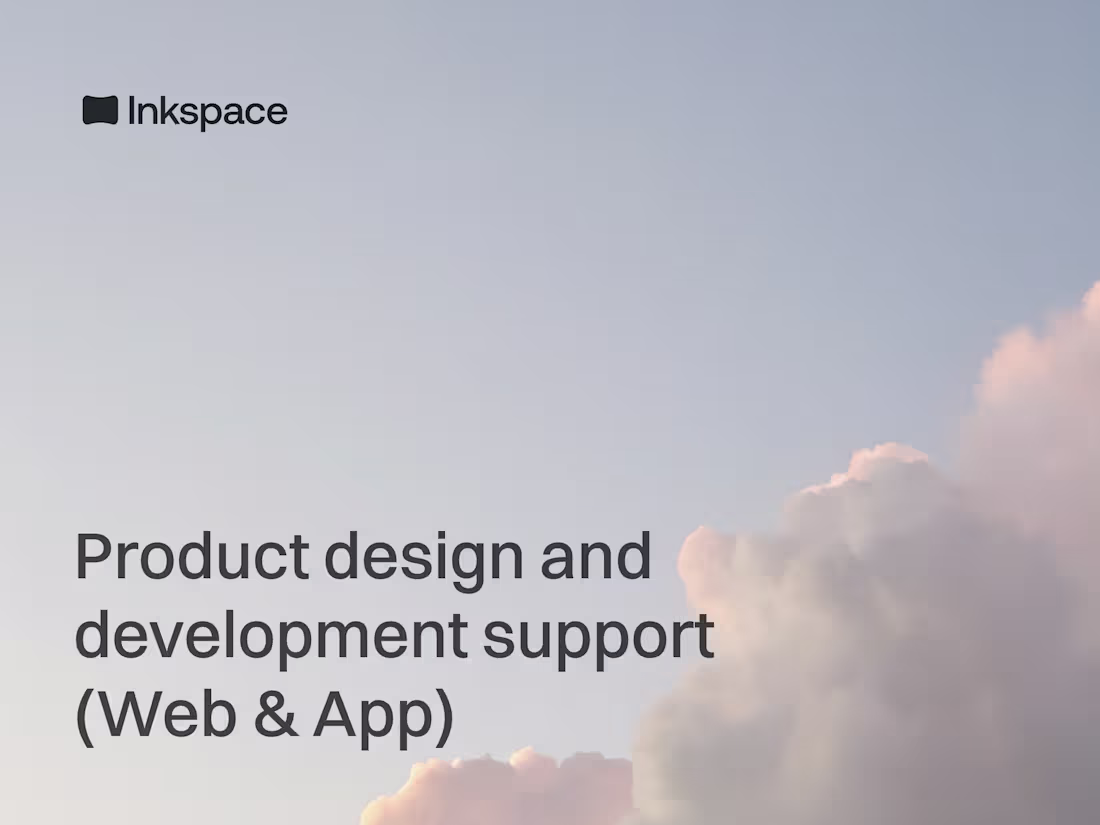 Cover image for Product design and development support (Web & Apps)