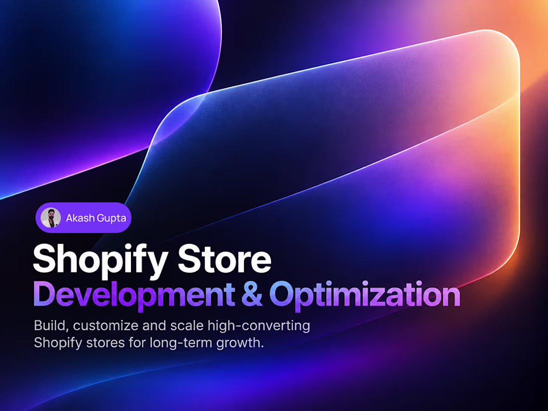 Cover image for Shopify Store Development & Optimization