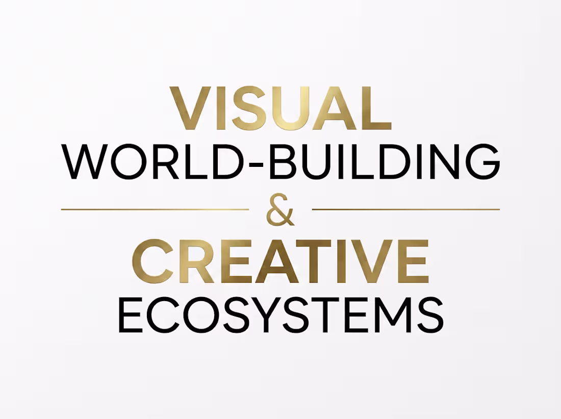 Cover image for Visual World-Building & Creative Ecosystems