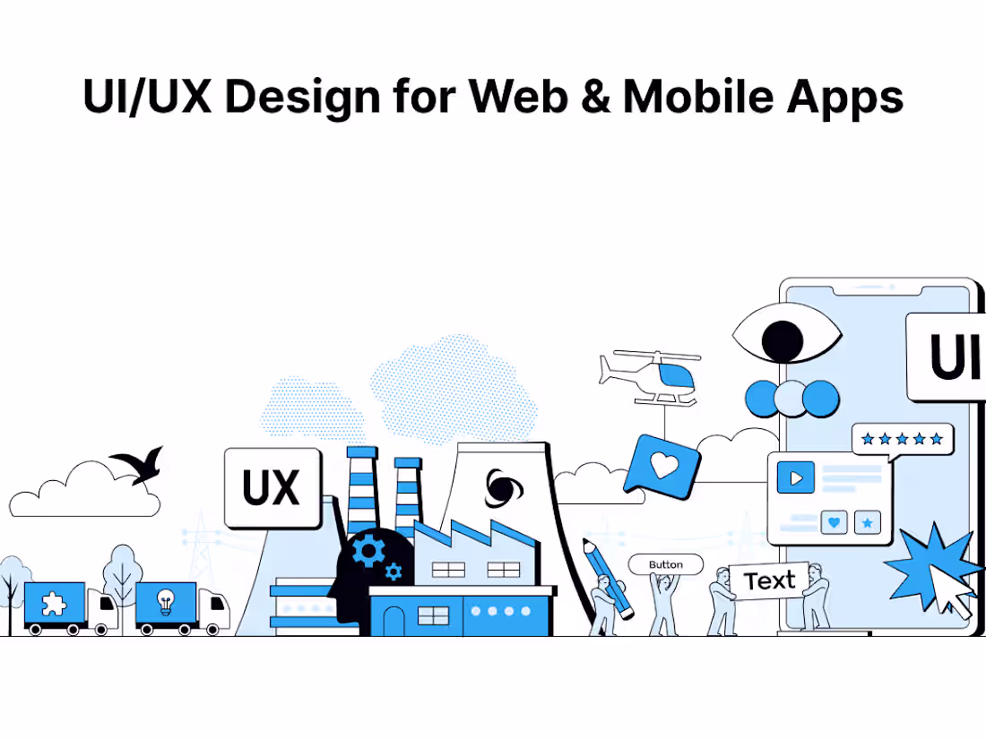 Cover image for UI/UX Design for Web & Mobile Apps