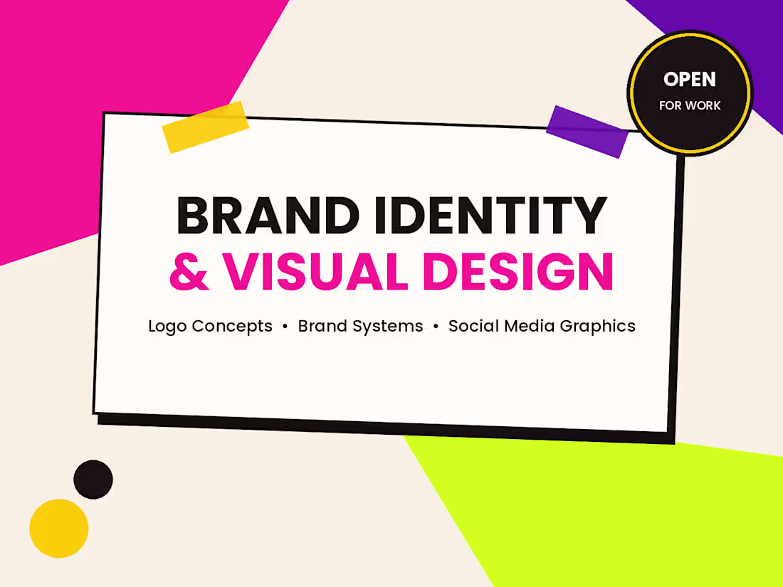 Cover image for Brand Identity & Social Media Visual Design