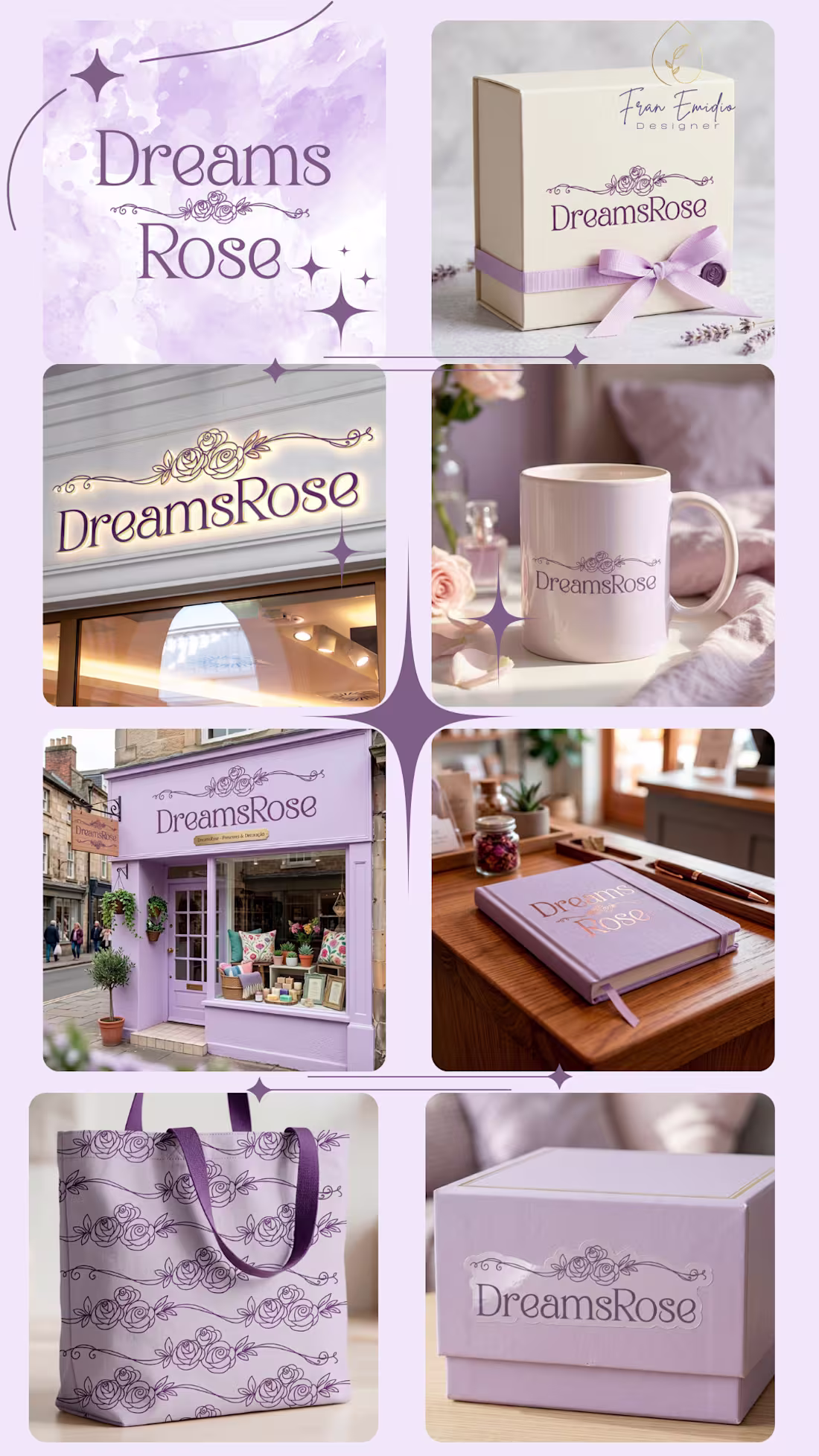 Cover image for DreamsRose | Brand Identity Design
Romance,