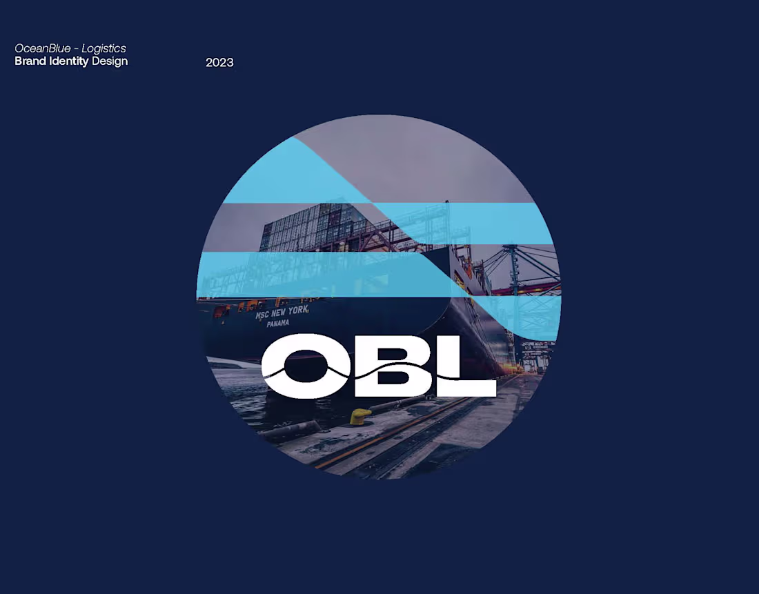 Cover image for OceanBlue - Logistics Brand Identity Design