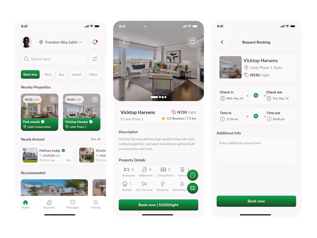 Cover image for Real Estate App Design