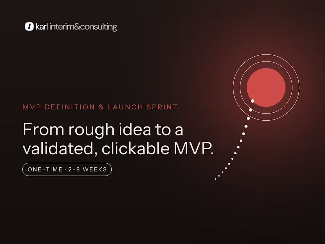 Cover image for MVP Definition & Launch Sprint