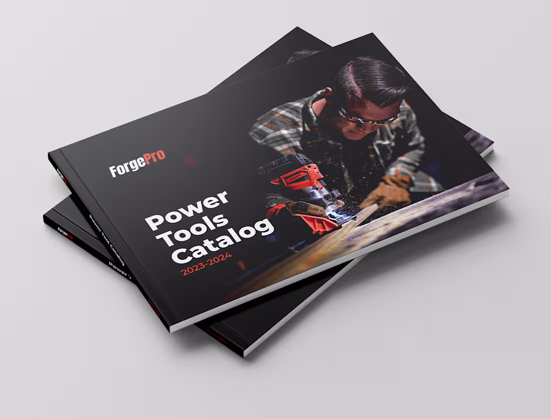 Cover image for Power Tools Product Catalog Design