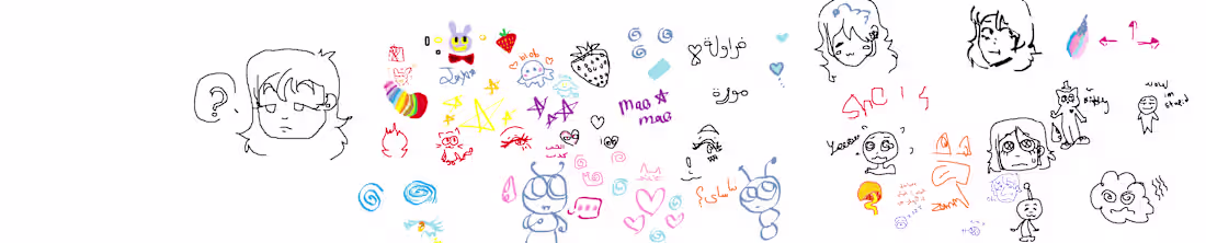 Cover image for working in art doodles ! and some gift cards ideas!