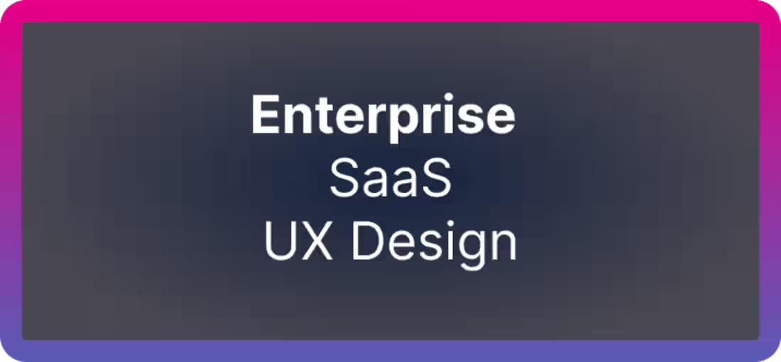 Cover image for Seasoned UX Designer for Enterprise SaaS - Fintech & Telecom