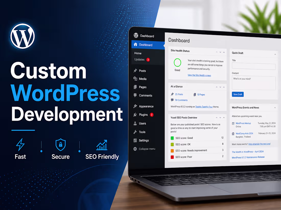 Cover image for 🚀 Custom WordPress Website Development