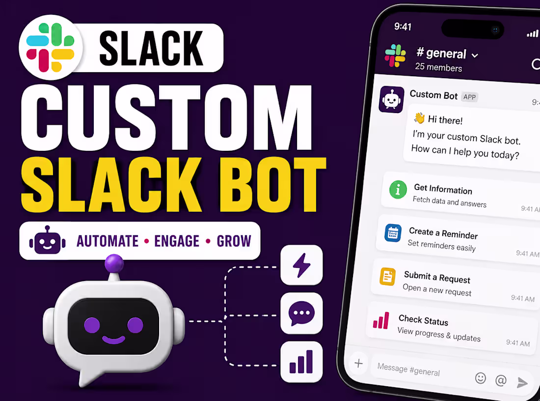 Cover image for Custom Slack Bot Development