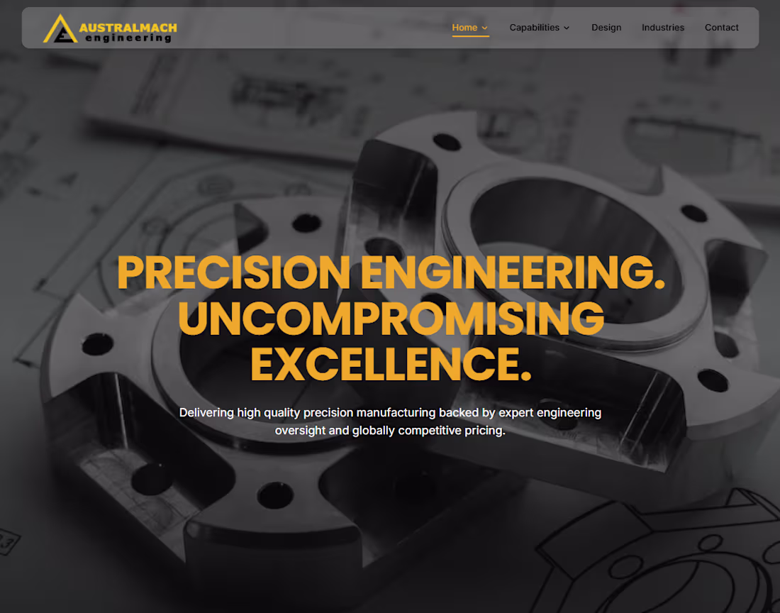 Cover image for AustralMach Engineering is a live