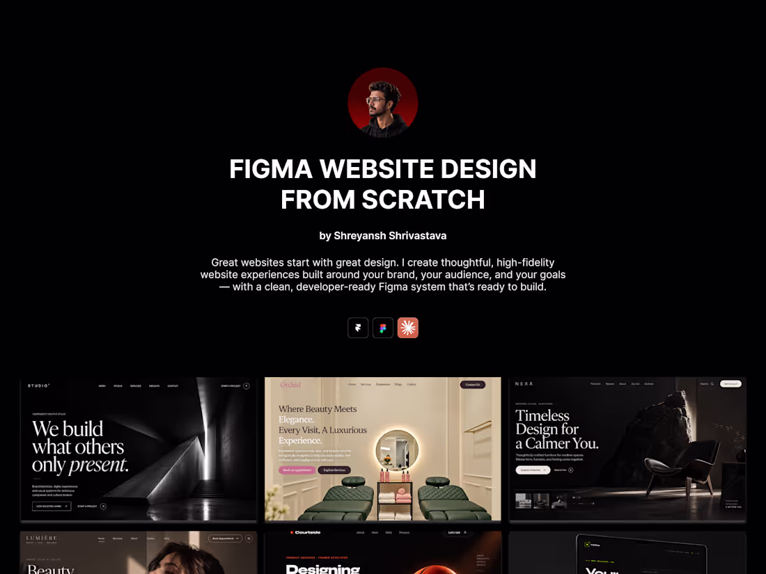 Cover image for Figma Website Design