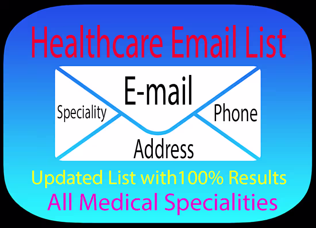Cover image for I will provide Physicians and APP Email and Phone List
