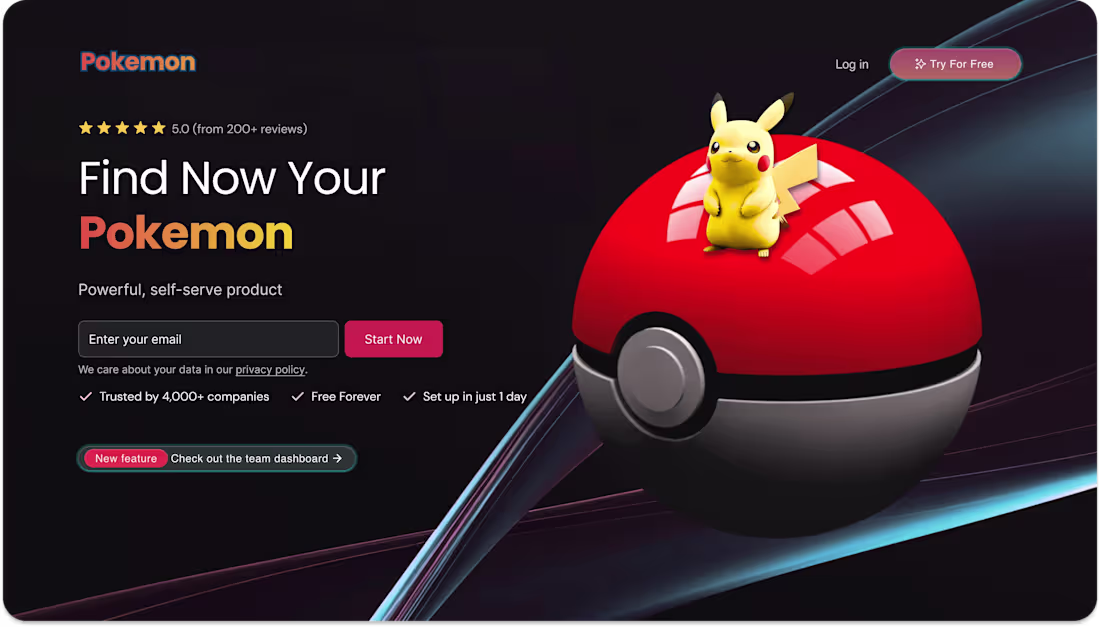 Cover image for Hero Section - Pokèmon
