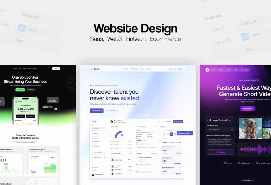 Cover image for Website Design