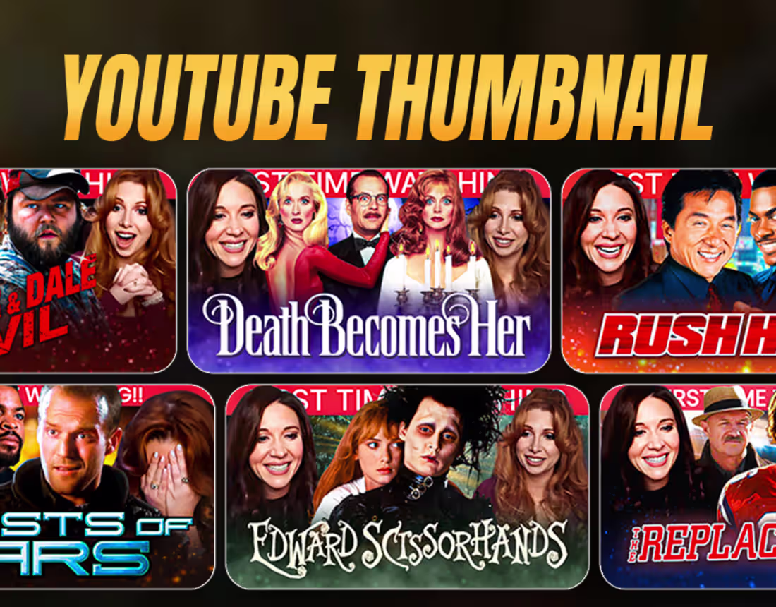 Cover image for Movie Reaction Thumbnail Design