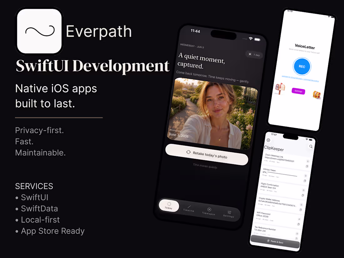 Cover image for SwiftUI iOS App Development