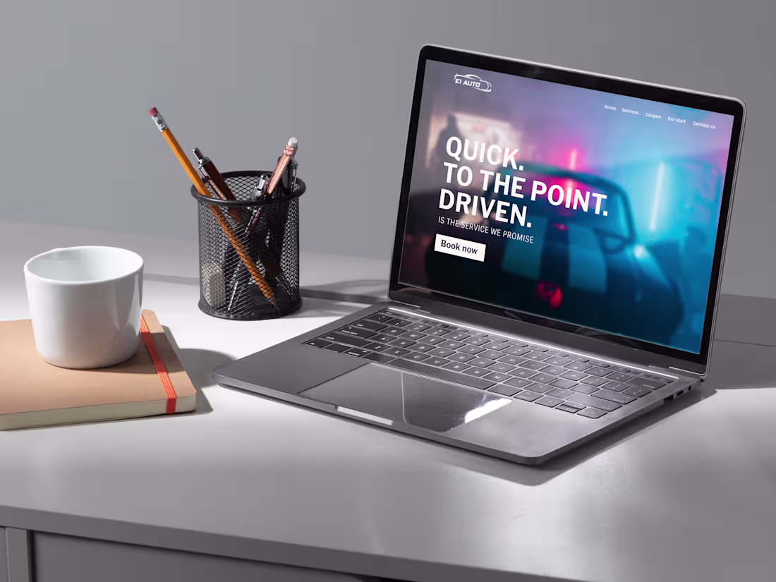 Cover image for E1 Auto Homepage redesign | UI/X Design
