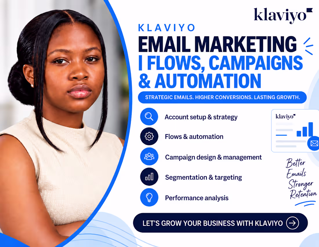 Cover image for Klaviyo Email Marketing | Flows, Campaigns & Automation