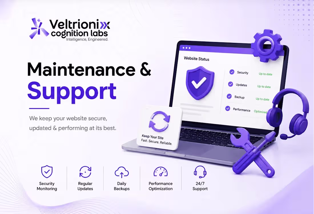 Cover image for Maintaince & Support.