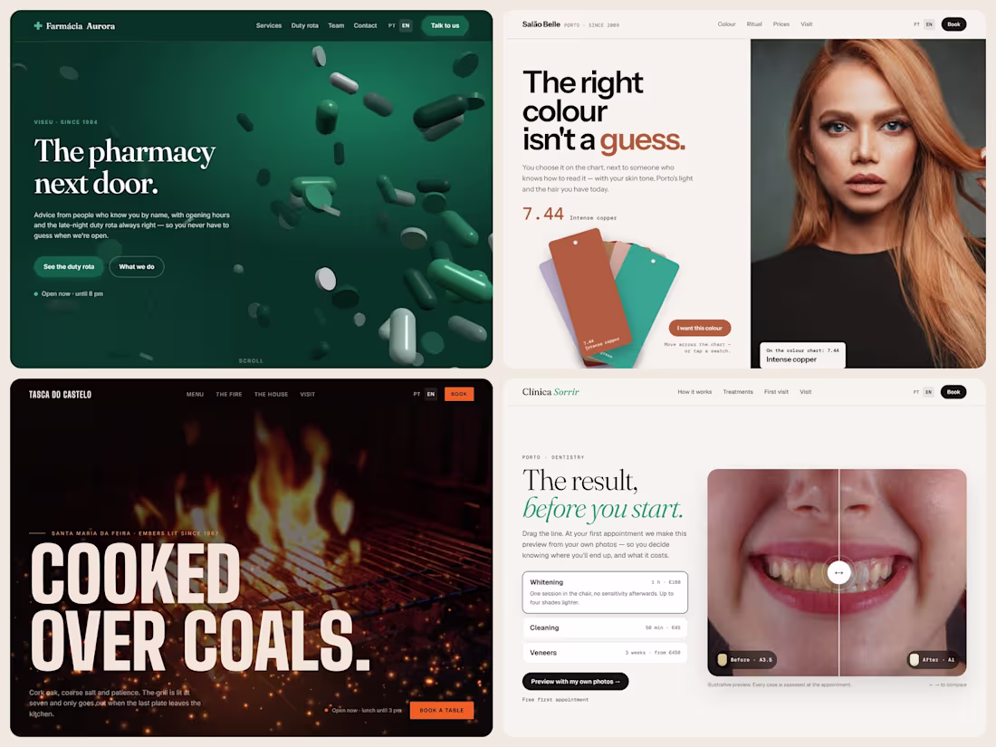 Cover image for  Signature Website — One-page site with a moment people remember