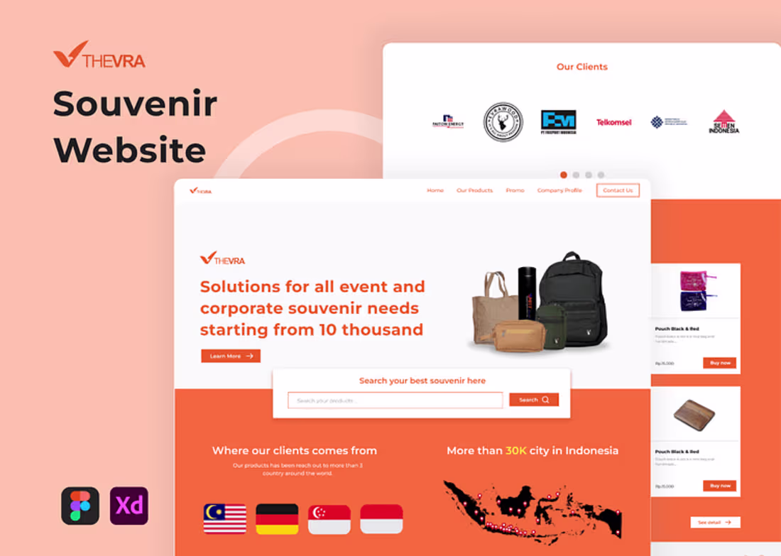 Cover image for Souvenirs Website Design & Management
