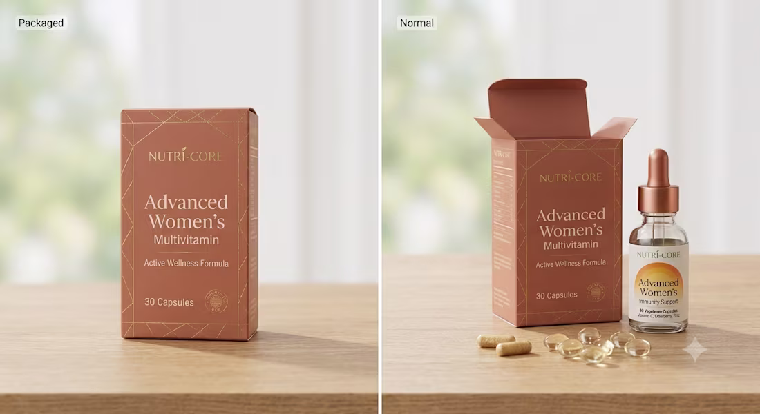 Cover image for Premium Women's Supplement Packaging Design