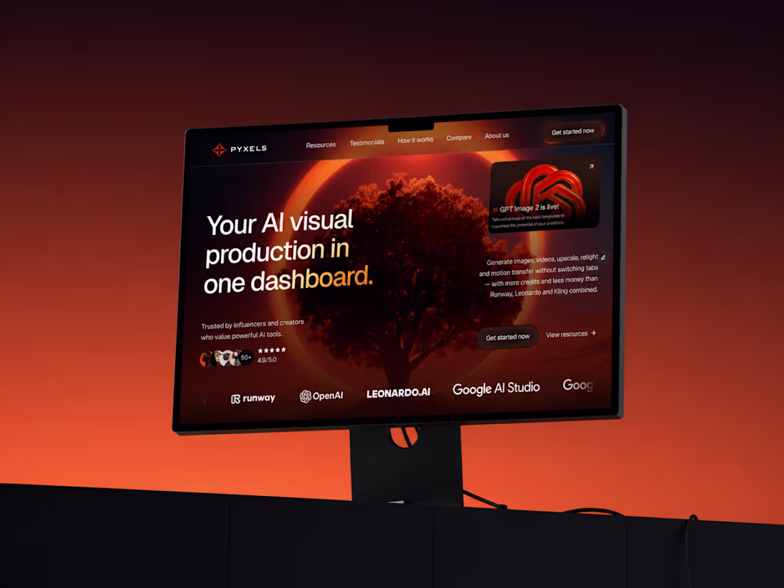 Cover image for Pyxels AI Agency Landing Page Development