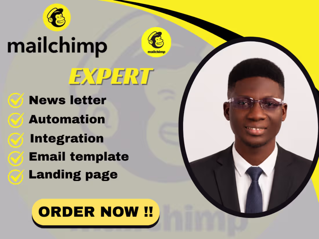 Cover image for Mailchimp Email Marketing | Mailchimp Automation | Campaigns
